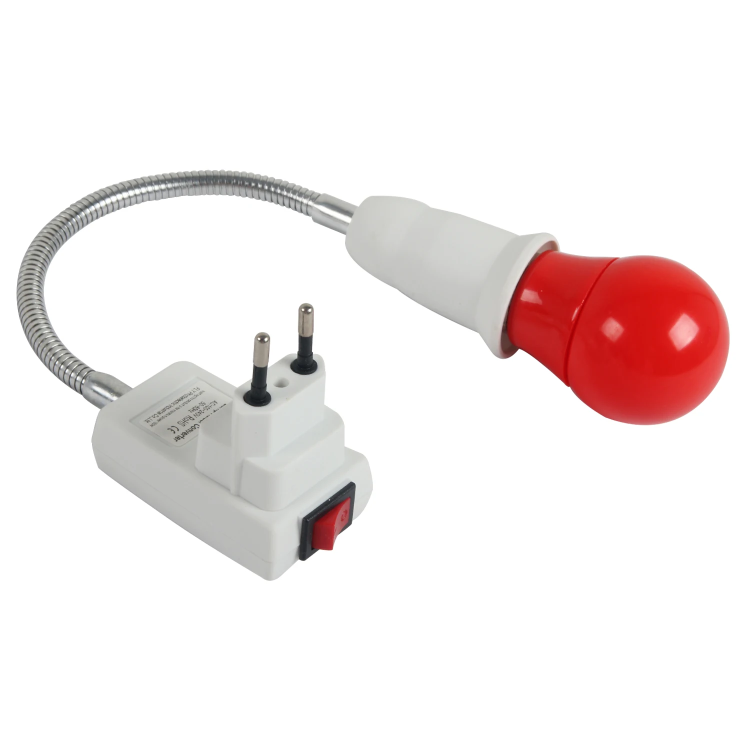 Darkroom Safe Light Lamp with Switch 360 Degree Wall Desk Light E27 LED Screw Mouth UK/US/EU Plug thumbnail 2