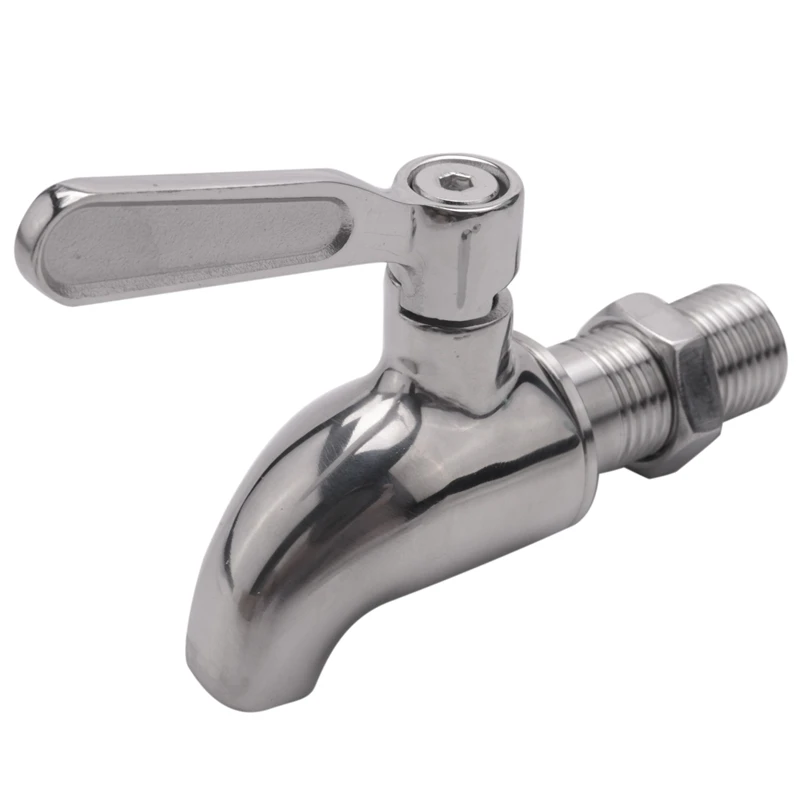 Stainless Steel Water dispenser Faucet Tap Draft Beer Faucet for Home Brew Fermenter Wine Draft Beer Juice Dispenser Drink thumbnail 5