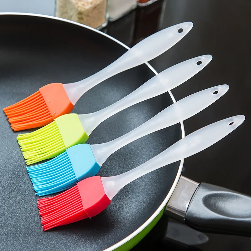 Silicone Basting Brush Pastry Barbecue Oil Brushes Baking Bakeware Bread DIY BBQ Brush Kitchen Cooking Food-Grade Basting Brush thumbnail 5