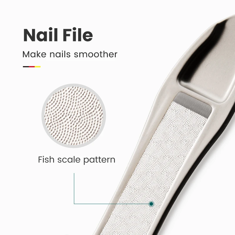 MR.GREEN Nail Clippers Stainless Steel Anti Splash Fingernail Cutter Manicure Tools Bionics Design Nail Trimmer Pedicure Scissor thumbnail 5