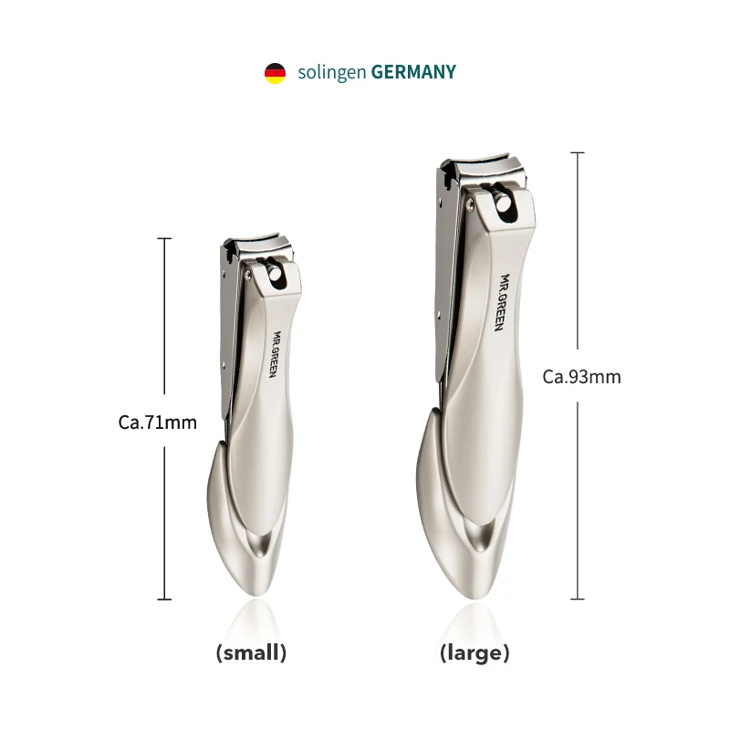 MR.GREEN Nail Clippers Stainless Steel Anti Splash Fingernail Cutter Manicure Tools Bionics Design Nail Trimmer Pedicure Scissor thumbnail 6