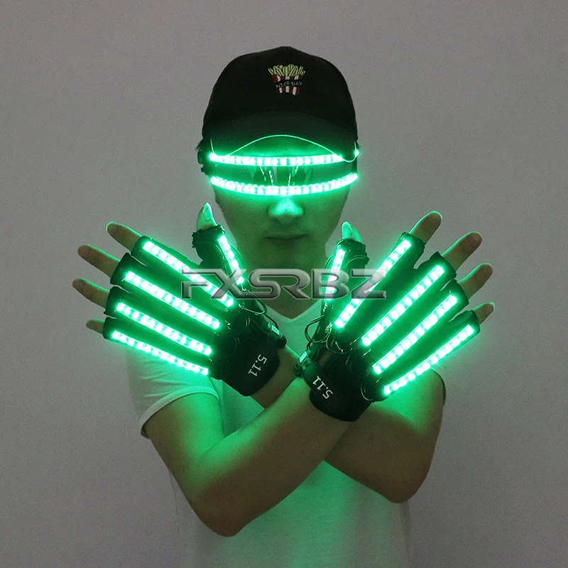 LED Glasses Flashing Light up Glasses DJ Bar Party Nightclub Performers Luminous Glasses Dance Show Lighting Props thumbnail 2