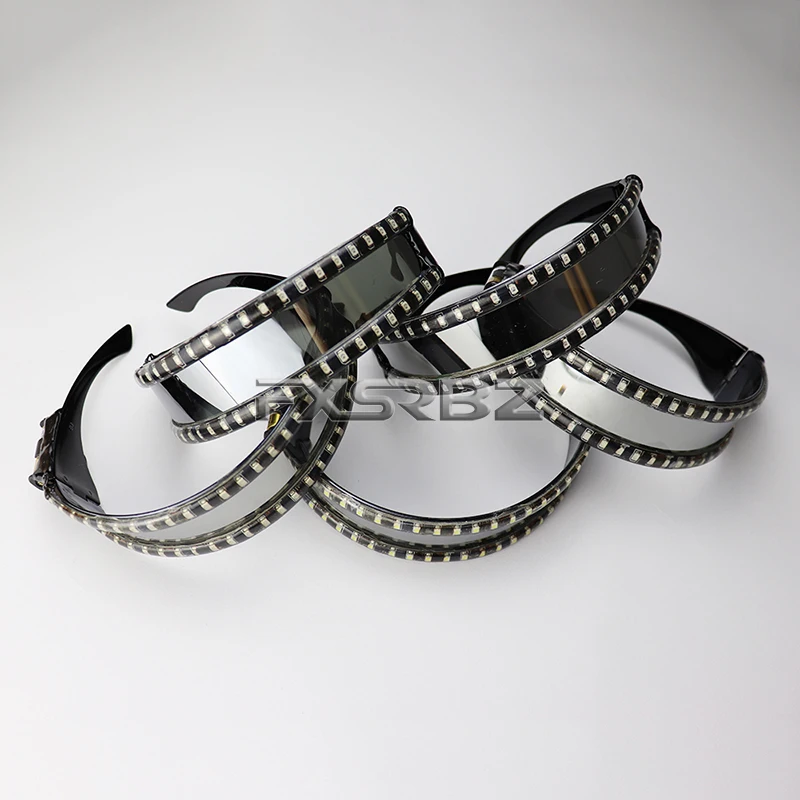 LED Glasses Flashing Light up Glasses DJ Bar Party Nightclub Performers Luminous Glasses Dance Show Lighting Props thumbnail 5