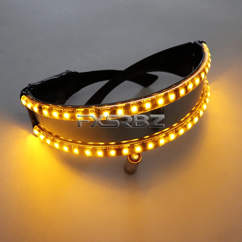 LED Glasses Flashing Light up Glasses DJ Bar Party Nightclub Performers Luminous Glasses Dance Show Lighting Props thumbnail 4