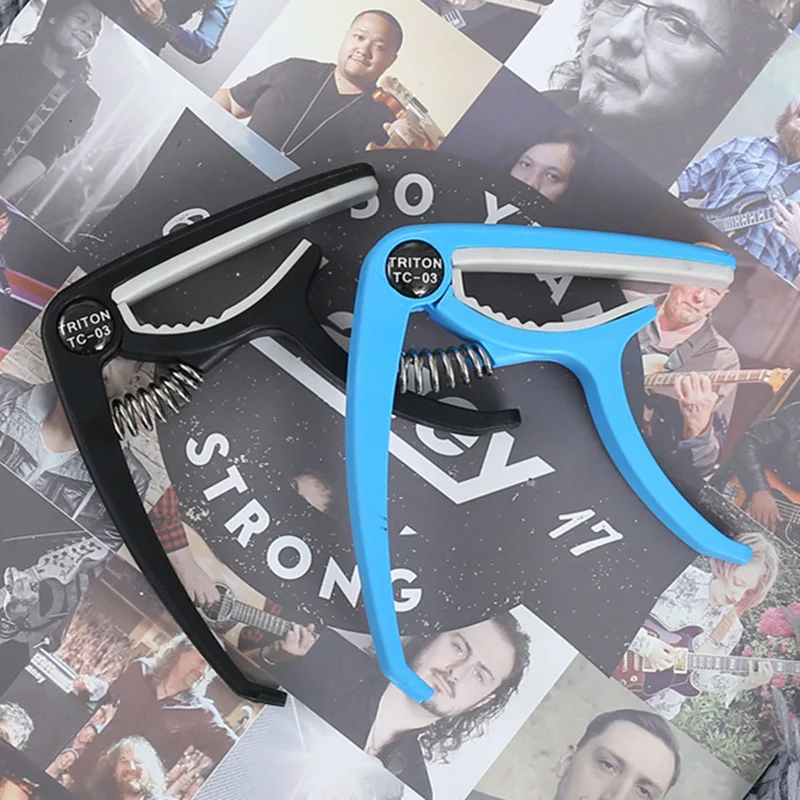 Portable Plastic Guitar Capo for 6 String Acoustic Classic Electric Guitarra Tuning Clamp Musical Instrument Accessories thumbnail 3