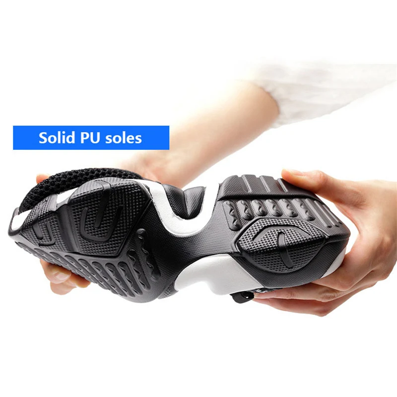 2023New men Steel Toe Work Safety Shoes Lightweight Breathable Reflective Casual Sneaker Prevent piercing Women Protective boots thumbnail 4
