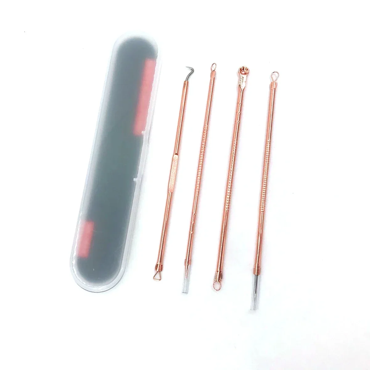 4PCS Acne Blackhead Comedone Black Spot Pimple Blemish Remover Skin Care Women Beauty Acne Treatment Pore Cleanser Needle Hook thumbnail 3