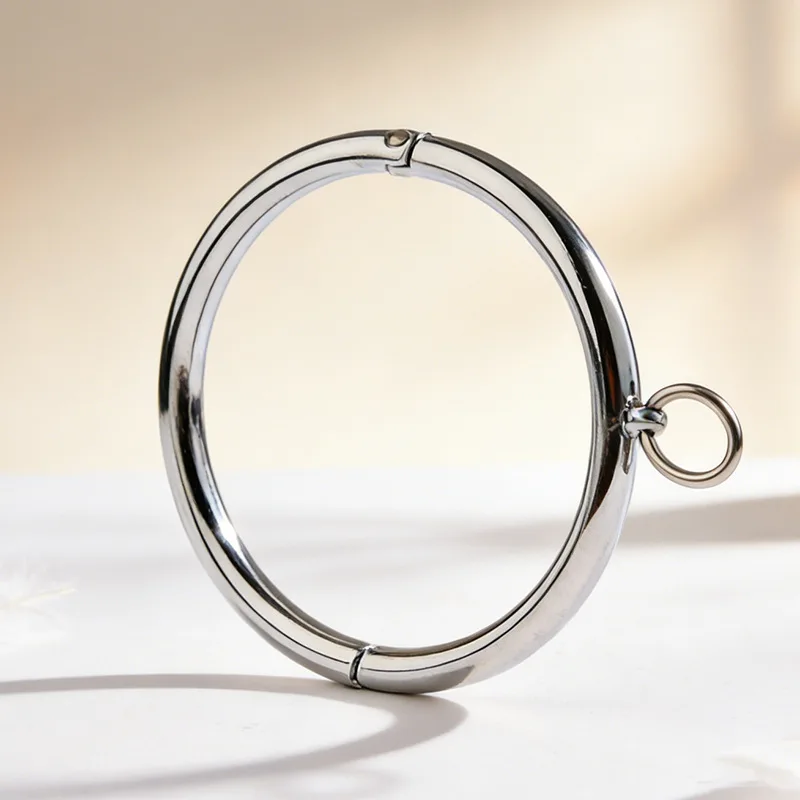 Stainless Steel Collar Neck Ring Slave BDSM Metal Collar Slave Bondage Positioning Bandage Fetish Adult Games Sex Toys For Woman thumbnail 3