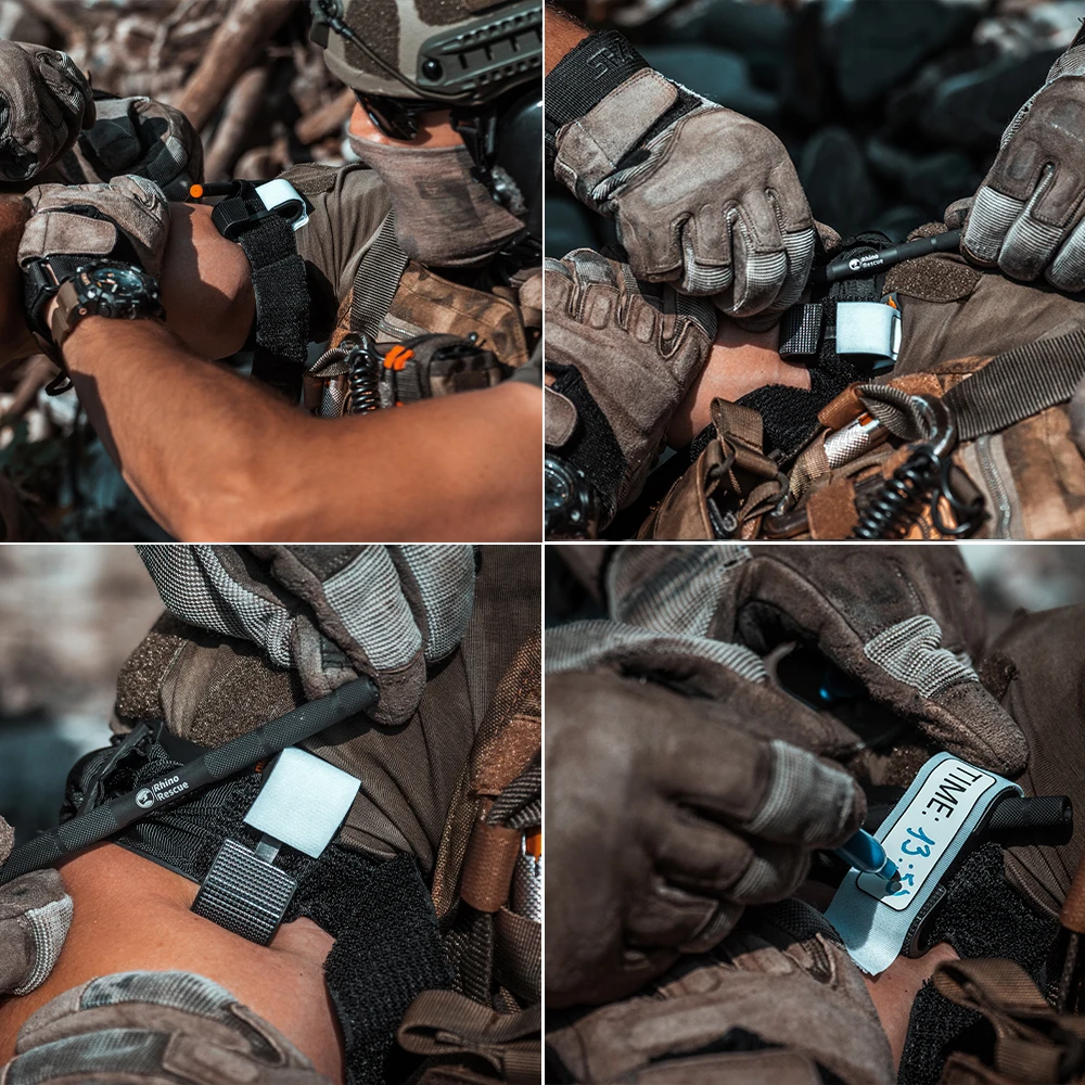 Rhino Rescue Trauma Kit,Combat Survival Gear Medical Kit,Tactical for Emergency First Aid, IFAK Refill Supplies thumbnail 4