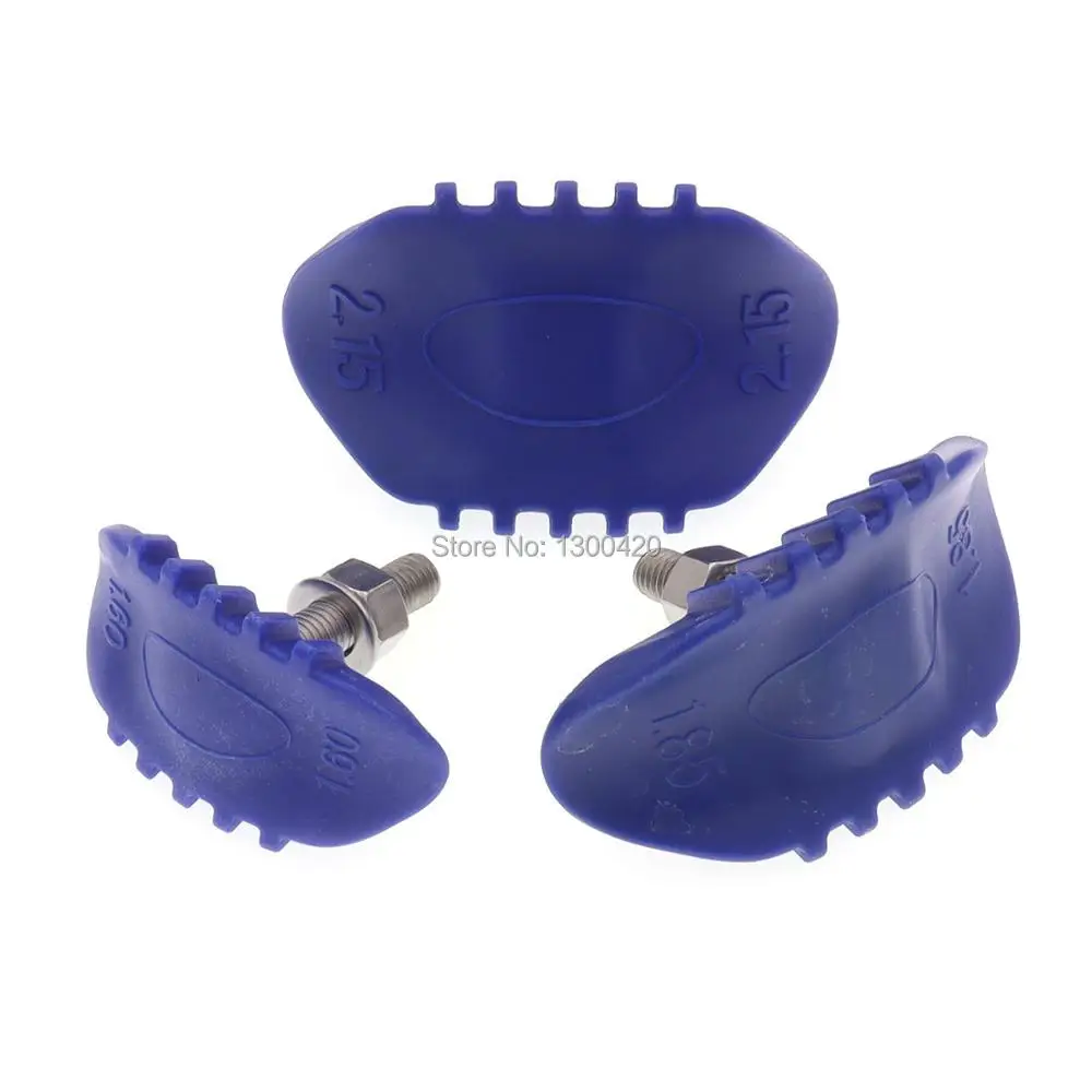 Blue Plastic 1.60'' 1.85'' 2.15'' Rim Wheel Tire Lock Tyre for Motorcycle Motocross Enduro Dirt Pit Bike thumbnail 2