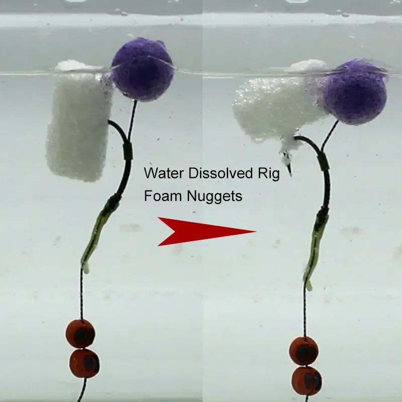 1 Bags Carp Fishing Accessories PVA Foams For Carp Rigs Fishing Hook PVA Nuggets Boilies Hair Rig Foams For Carp Fishing Tackle thumbnail 5