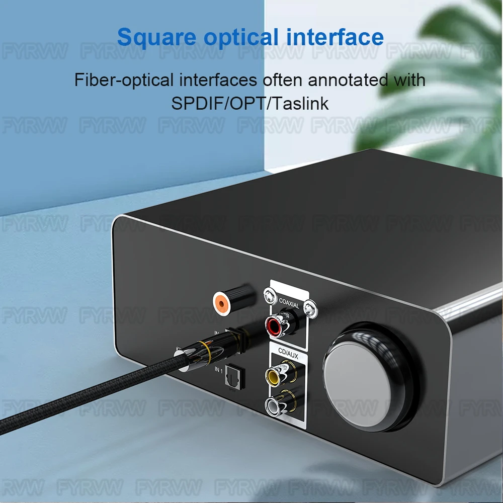 Optic Audio Cable Digital Optical Fiber Cable Toslink 1m 5m 10m SPDIF Coaxial Cable for Amplifiers Player PS4 Soundbar Cable thumbnail 5