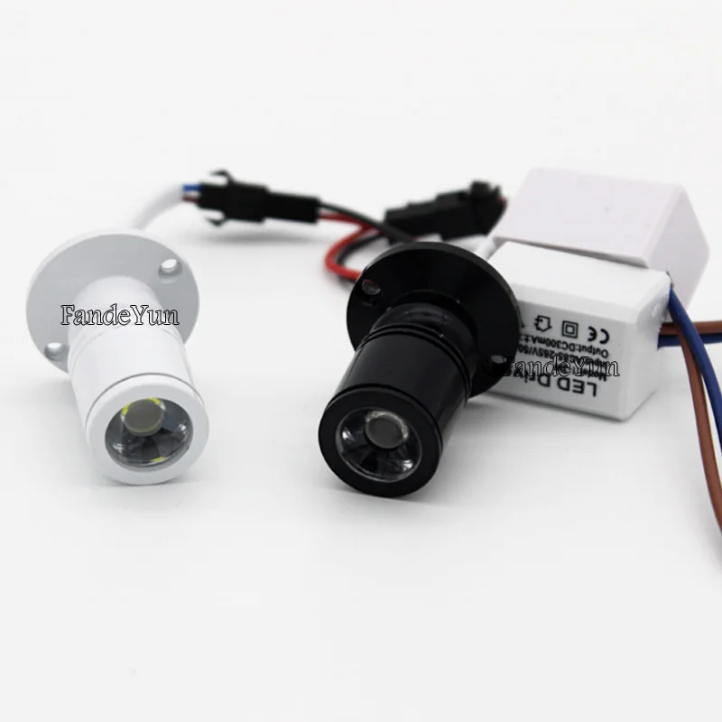 Dimmable LED Spotlights led ceiling Down lights 1W 3W AC85-265V Surface Mounted Light bulbs for cabinet counter showcase DC12V thumbnail 3