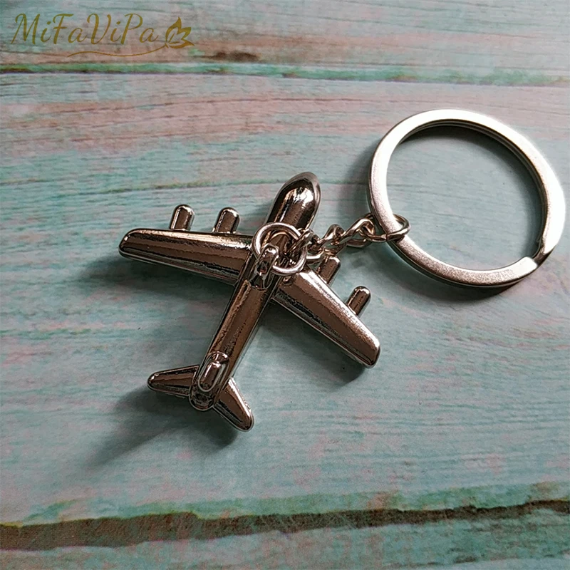 MiFaViPa Fashion Trinket AIRBUS Gift Aviation Keychain Aircraft Key Chain with 1 PC Metal Plane Embroidery A320 NEO Key Chains thumbnail 3
