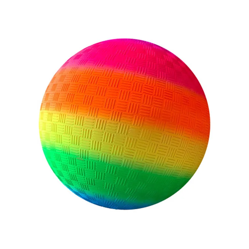 8.5 Inch Rainbow Playground Balls For Kids Kindergarten School Backyard Park Beach Fun Stuff Outdoor Toys Spielzeuge Kinder thumbnail 2