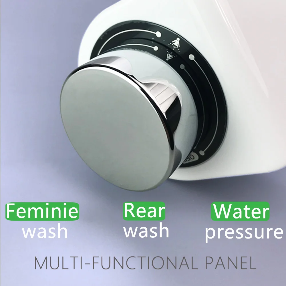 Small Bidet Toilet Seat Attachment Dual Nozzle Butt Cleaner Sprayer  Shattaf Japanese Non Electric Toilette Cover thumbnail 4