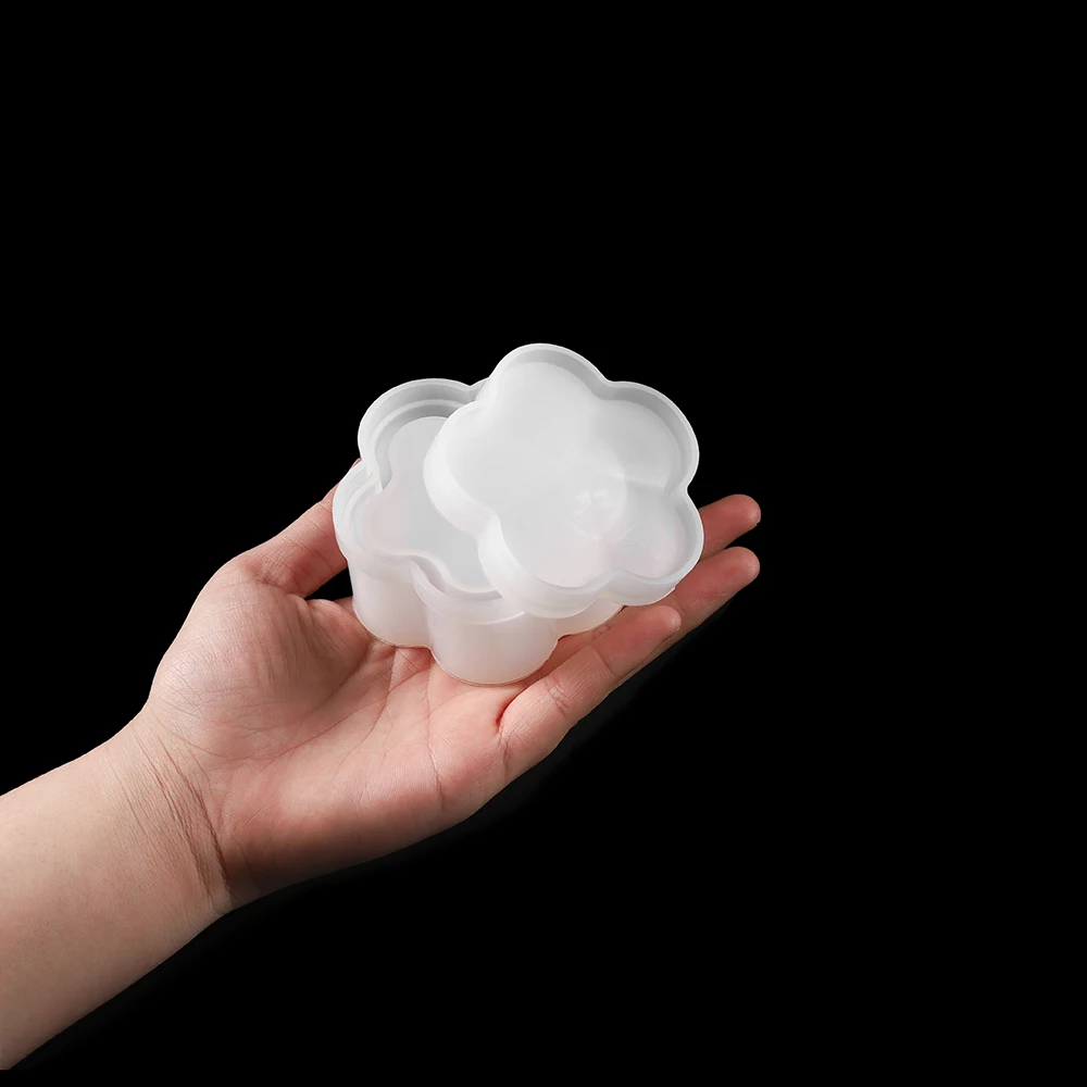 Round Storage Box Resin Epoxy Molds Heart Shape Candy Jewelry Box Resin Molds Silicone For DIY Jewelry Making Epoxy Moulds thumbnail 5