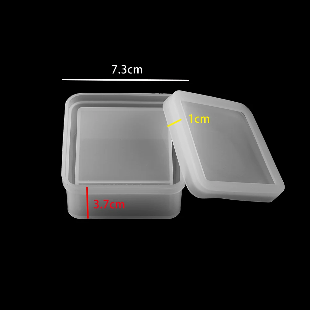 Round Storage Box Resin Epoxy Molds Heart Shape Candy Jewelry Box Resin Molds Silicone For DIY Jewelry Making Epoxy Moulds thumbnail 4