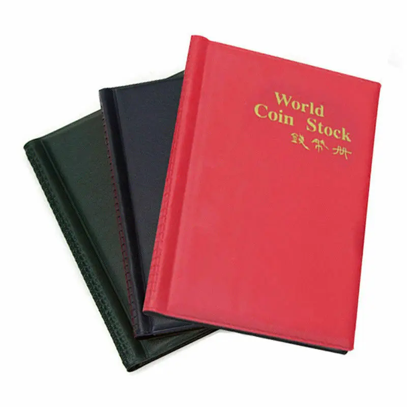 120/60 Grid Coinning Album Books Coinning Holders World Coinning Storage Collecting Album Book PU Case Collection Pockets thumbnail 4