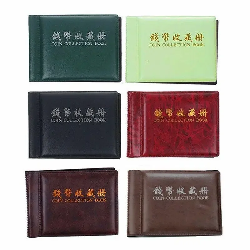 120/60 Grid Coinning Album Books Coinning Holders World Coinning Storage Collecting Album Book PU Case Collection Pockets thumbnail 2
