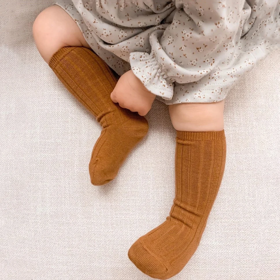 0-7Y Children Socks Stripped Girls Knee High Socks Spanish Toddlers Long Tube Socks Kids Boys School Sock Infant Baby Socken thumbnail 4