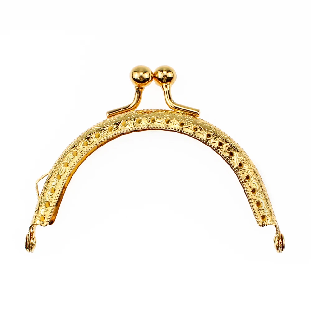8.5CM Round Vintage Metal Clasp For Bag Coin Purse Frame Clasp Sewing Kiss Clasp Bags Clutch Bag DIY Lock Hardware thumbnail 5