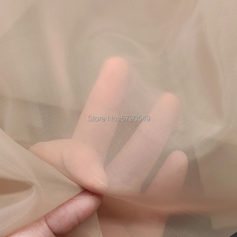 skin-silk-net Special tissue net materials for making wigs LQD net fabric Silk thumbnail 5