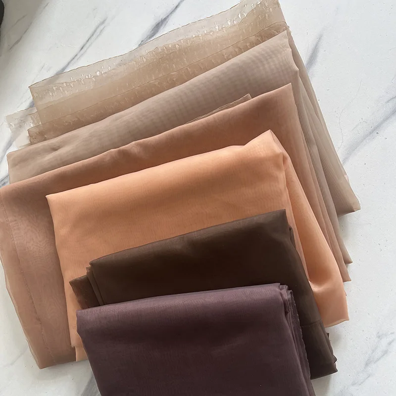 skin-silk-net Special tissue net materials for making wigs LQD net fabric Silk thumbnail 2