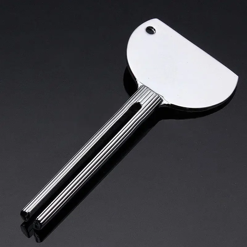 Aluminum Alloy Toothpaste Squeezer Silver Salons Dye Paint Squeezer Bathroom Tool Hot Sale 1pc Aluminum Alloy Toothpaste Squeeze thumbnail 3