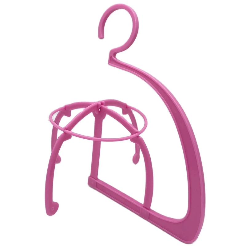Multifunctional Adjustable Wig Stand Plastic Hat Display Wig Head Holders Portable Folding Wig Stable Tools thumbnail 6