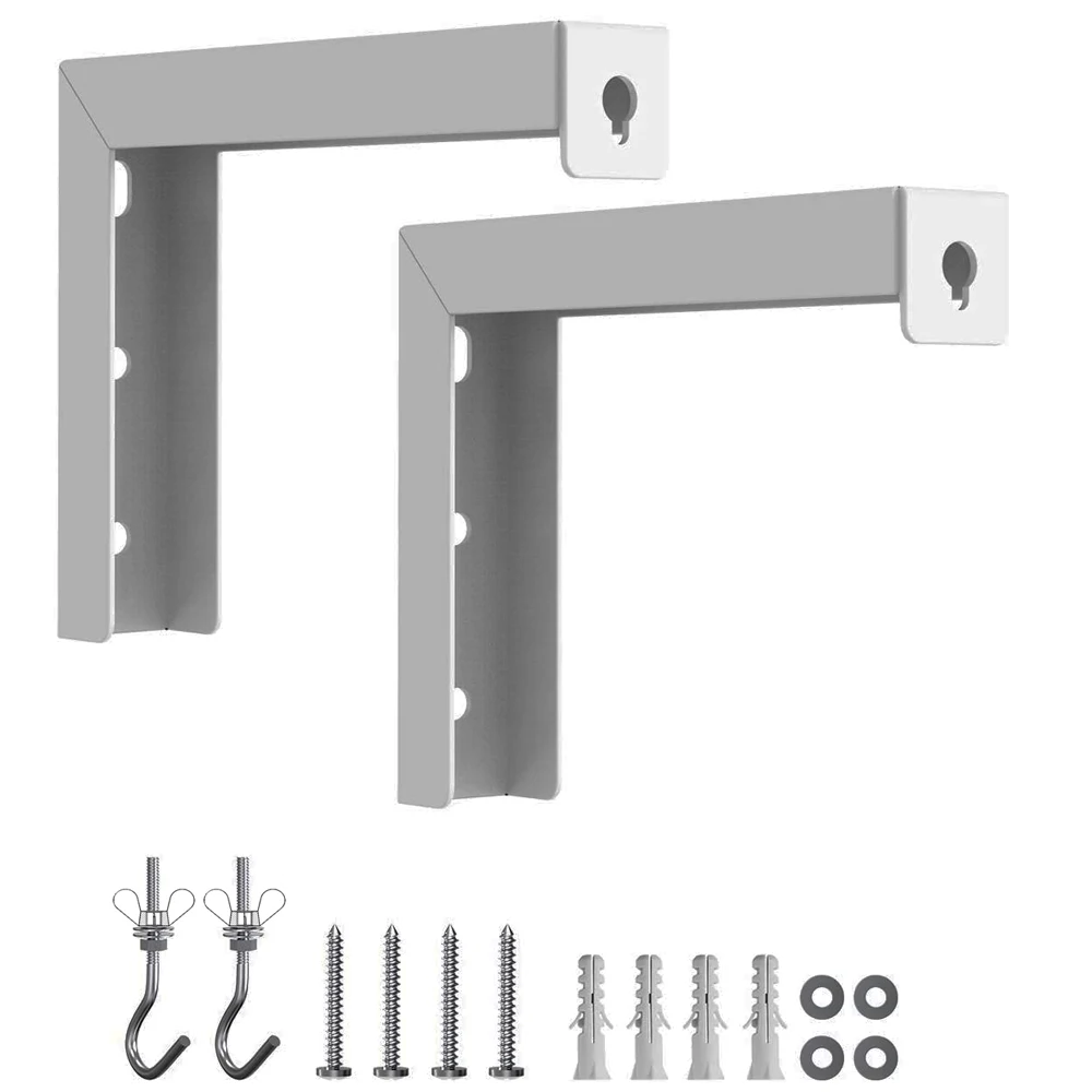 Universal Adjustable Projector Screen Mounting Hook Projection Screen Wall Hanging L-Bracket Movie Screen Curtain Mount Hook Kit thumbnail 4