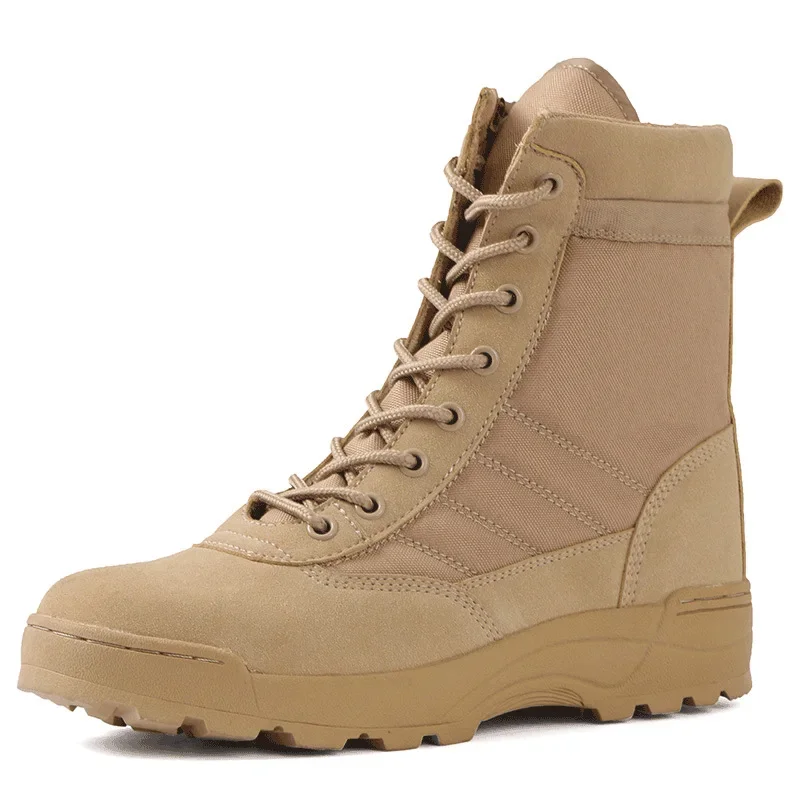 Tactical Boots Men Boots Special Force Desert Combat Boots Outdoor Hiking Boots Ankle Shoes Men Work Safty Shoes thumbnail 2