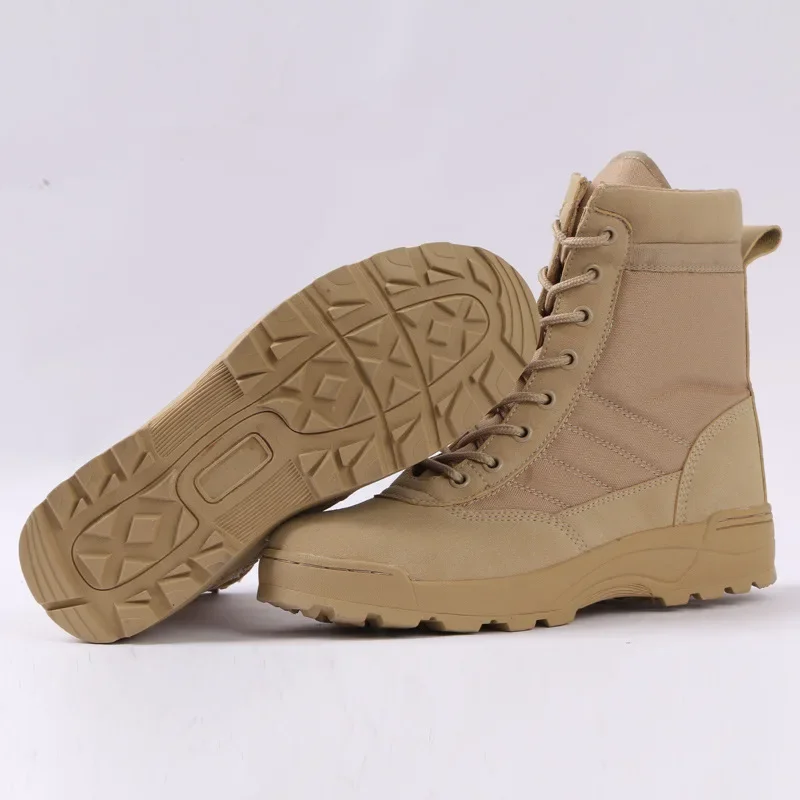 Tactical Boots Men Boots Special Force Desert Combat Boots Outdoor Hiking Boots Ankle Shoes Men Work Safty Shoes thumbnail 6