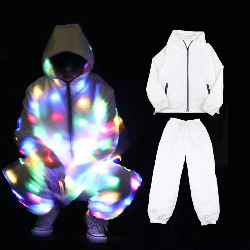 Illuminating Light Pants Creative Waterproof Clothes Dancing LED Lighs Pant Christmas Party Clothes Luminous Costume thumbnail 4