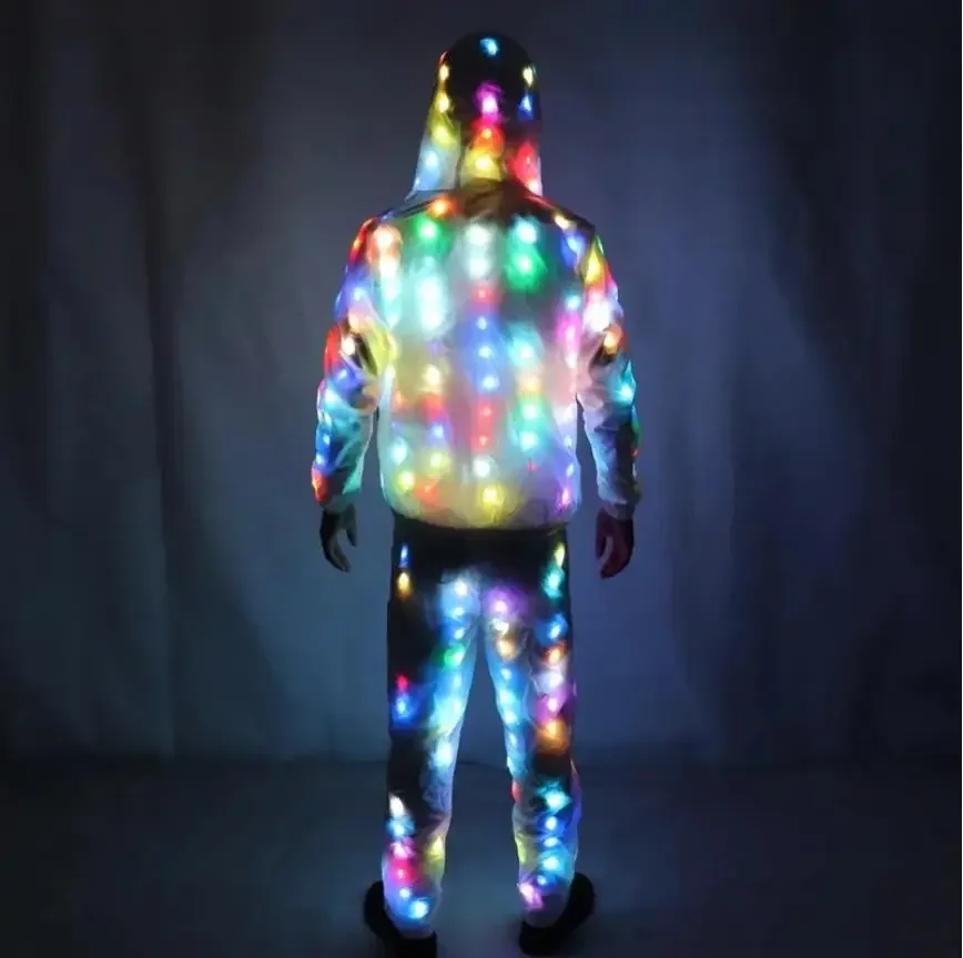 Illuminating Light Pants Creative Waterproof Clothes Dancing LED Lighs Pant Christmas Party Clothes Luminous Costume thumbnail 6