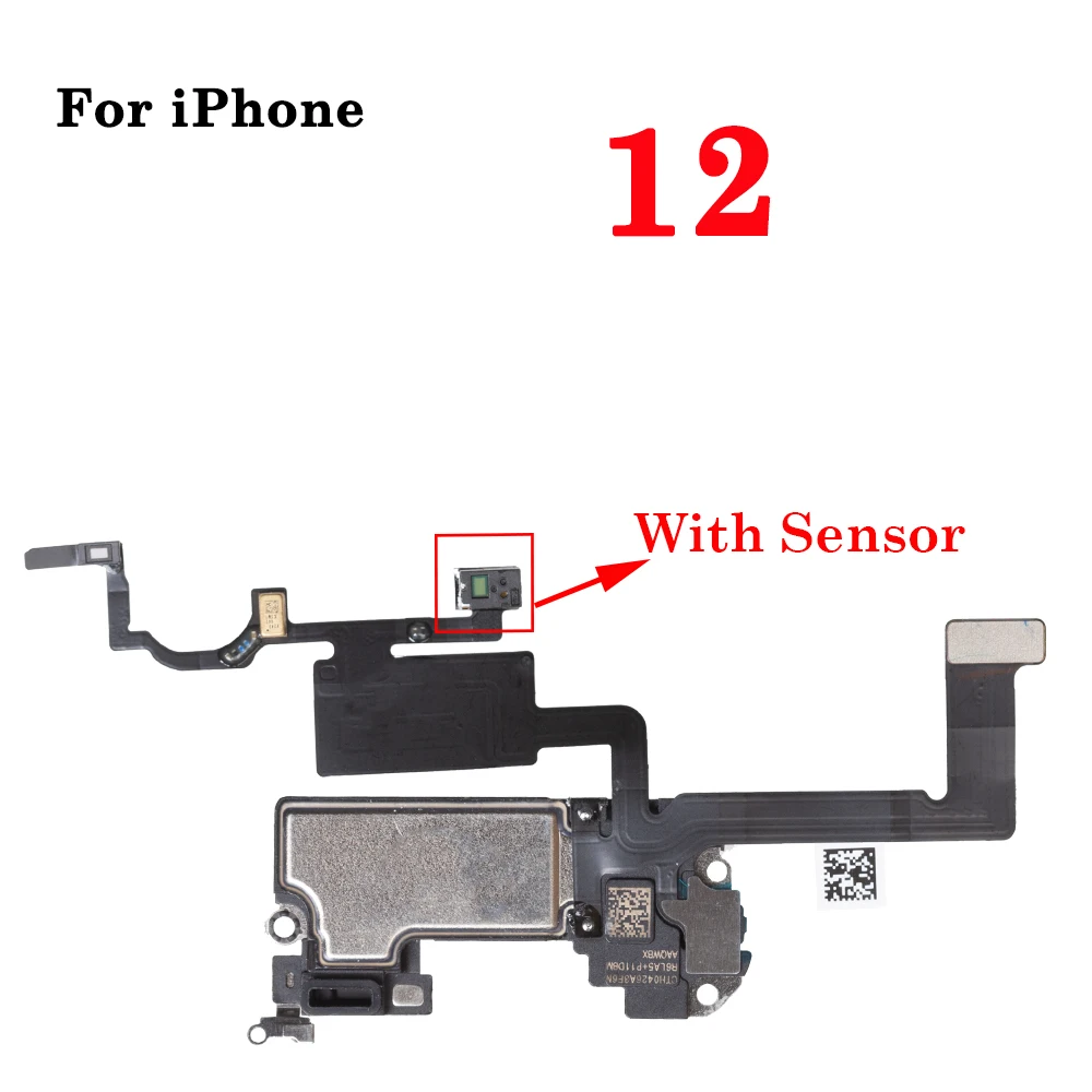 1Pcs Earpiece With Proximity Light Sensor Flex Cable For iPhone X XR XS MAX 11 12 Pro max Mini Ear Speaker Replacement Parts thumbnail 5