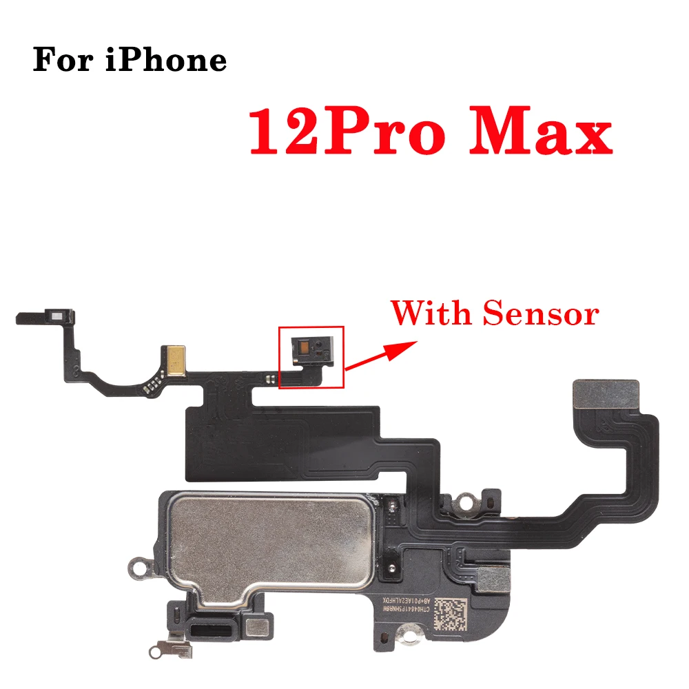 1Pcs Earpiece With Proximity Light Sensor Flex Cable For iPhone X XR XS MAX 11 12 Pro max Mini Ear Speaker Replacement Parts thumbnail 6