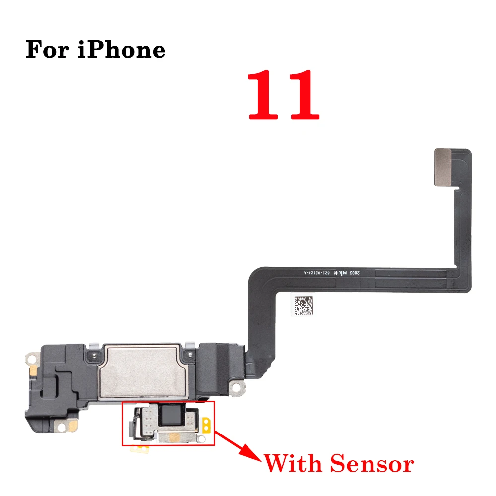 1Pcs Earpiece With Proximity Light Sensor Flex Cable For iPhone X XR XS MAX 11 12 Pro max Mini Ear Speaker Replacement Parts thumbnail 4