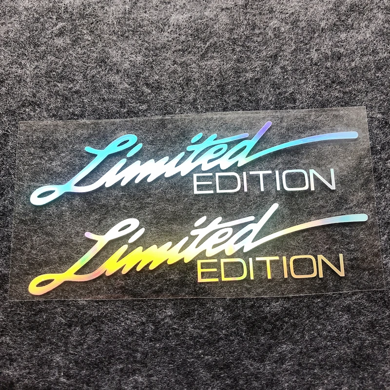 2Pcs/Set Limited Edition Car Stickers Refit Reflective Decals Car Rearview Mirror Stickers Car Body Motorcycle Stickers thumbnail 4