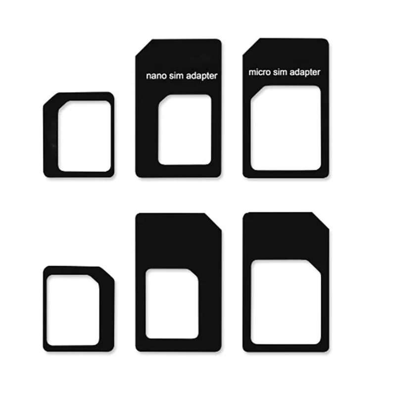 Micro Nano SIM Card Adapter 4 In 1 Micro Sim Adapter With Eject Pin Key Mobile Phone SIM Holder Set thumbnail 2