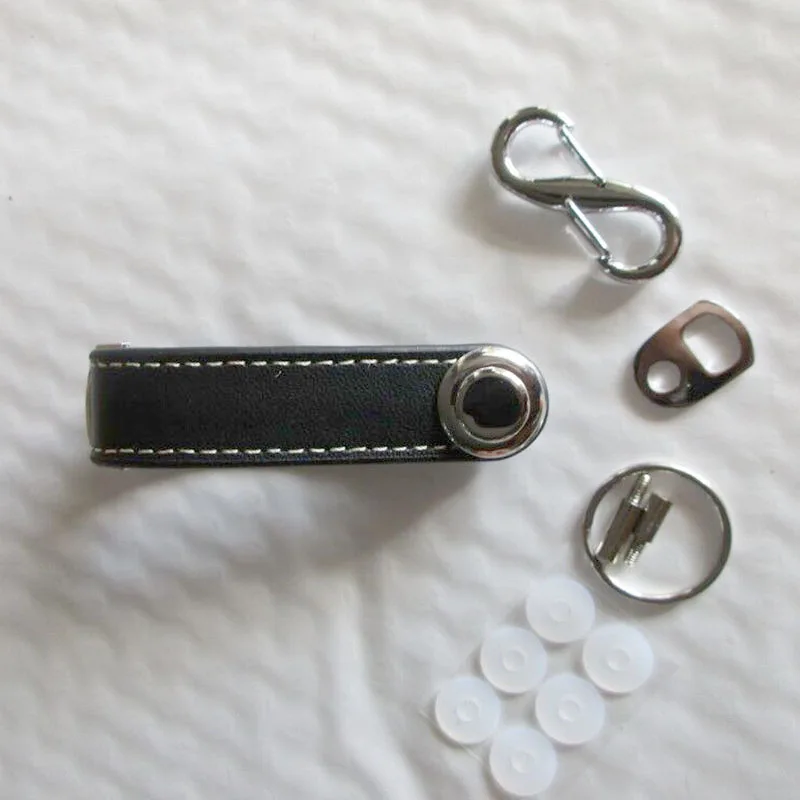 Car Key Pouch Bag Case Wallet Holder Chain Key Wallet Ring Organizer Smart Leather Keychain Collector Housekeeper EDC Pocket Key thumbnail 5