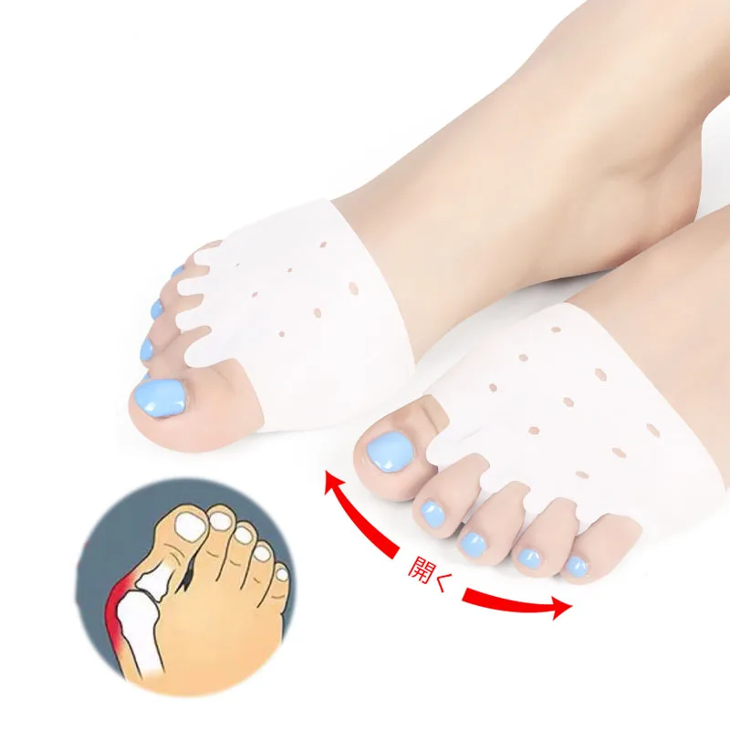 Silicone Bunion Corrector Toe Separator Bunions Toe Corrector Valgus  For Toe Haluksy  Finger Separator  Hallux Valgus Corrector thumbnail 2