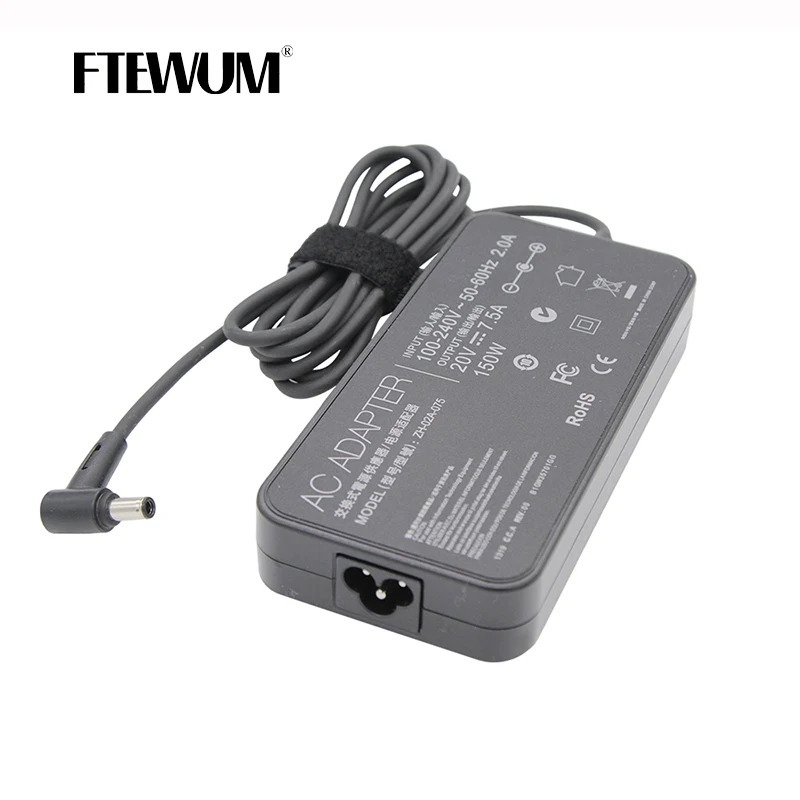 Laptop Adapter 20V 7.5A 150W 6.0*3.7mm Charger AC Notebook For ASUS VX60G FX95D TUF Gaming A15 FX506lu T9750 FX705G fx50D FX86FE thumbnail 5