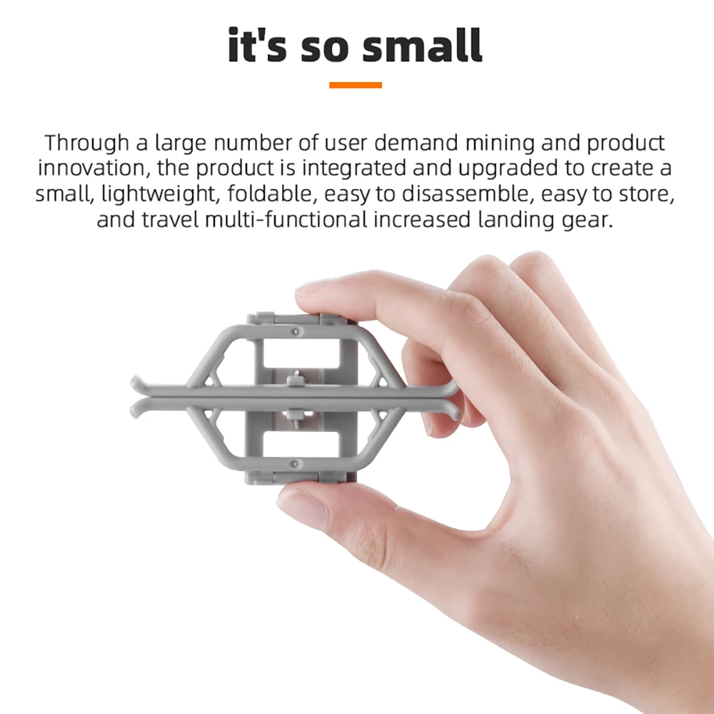 Heightening Landing Gears for DJI Mavic Mini 2/Mini SE Drone Multifunctional Support Leg Stabilizer Protector Accessories thumbnail 4