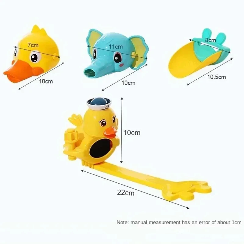 Children Cartoon Faucet Extender Bath Toys Kids Hand Washing in Bathroom Sink Accessories Baby Toys For Bathroom Water-Saving thumbnail 6