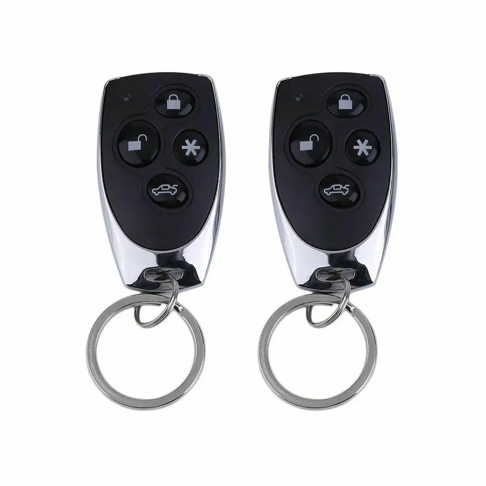 Universal 1-Way Car Alarm Vehicle System Protection Security System Keyless Entry Siren + 2 Remote Control Burglar Alarm thumbnail 4
