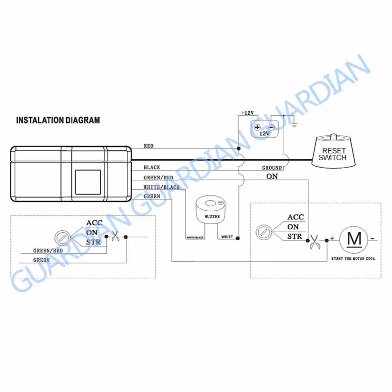 2.4GHz RFID Immobilizer Wireless Engine Automatic Lock Car Alarm System Anti-Hijacking Circuit Cut Off Device Smart Key thumbnail 5