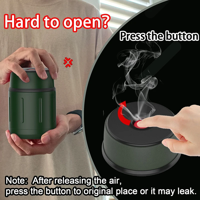 FEIJIAN Food Thermos Vacuum Lunch Box 316 Stainless Steel  Lunch Container 750ML Free Spoon thumbnail 4