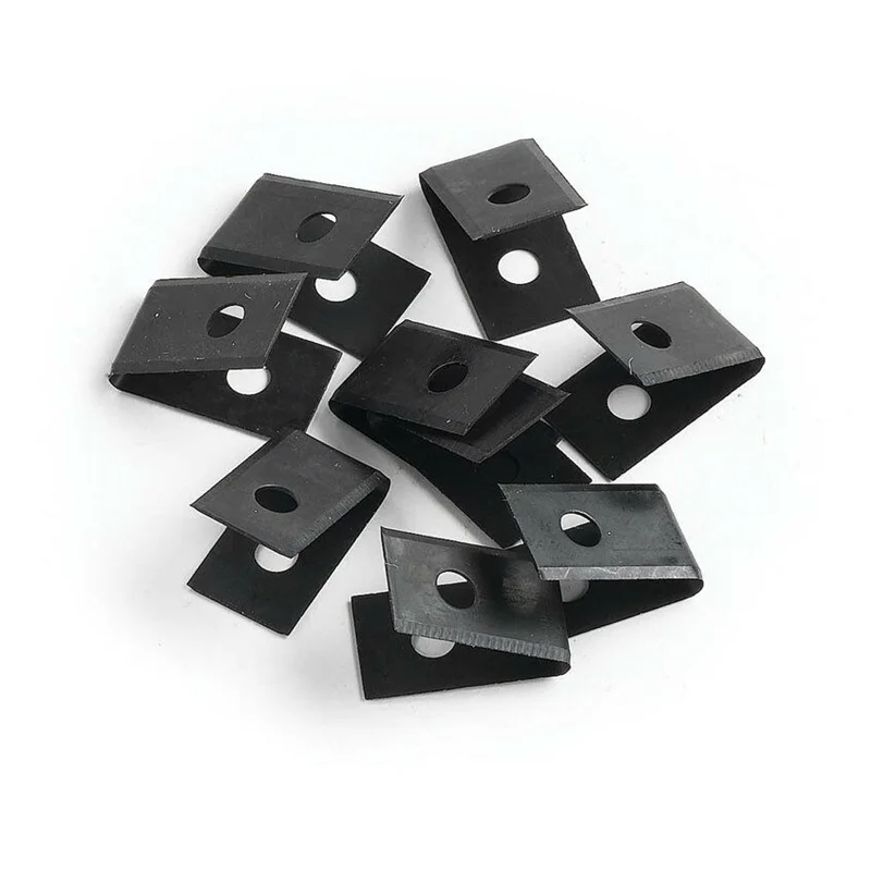 10pcs/bag Floor Vinyl Welding Grooving U Bld V Bld Stainless Steel Blade Slotted Bathroom Hardware Tool Accessories High Quality thumbnail 2