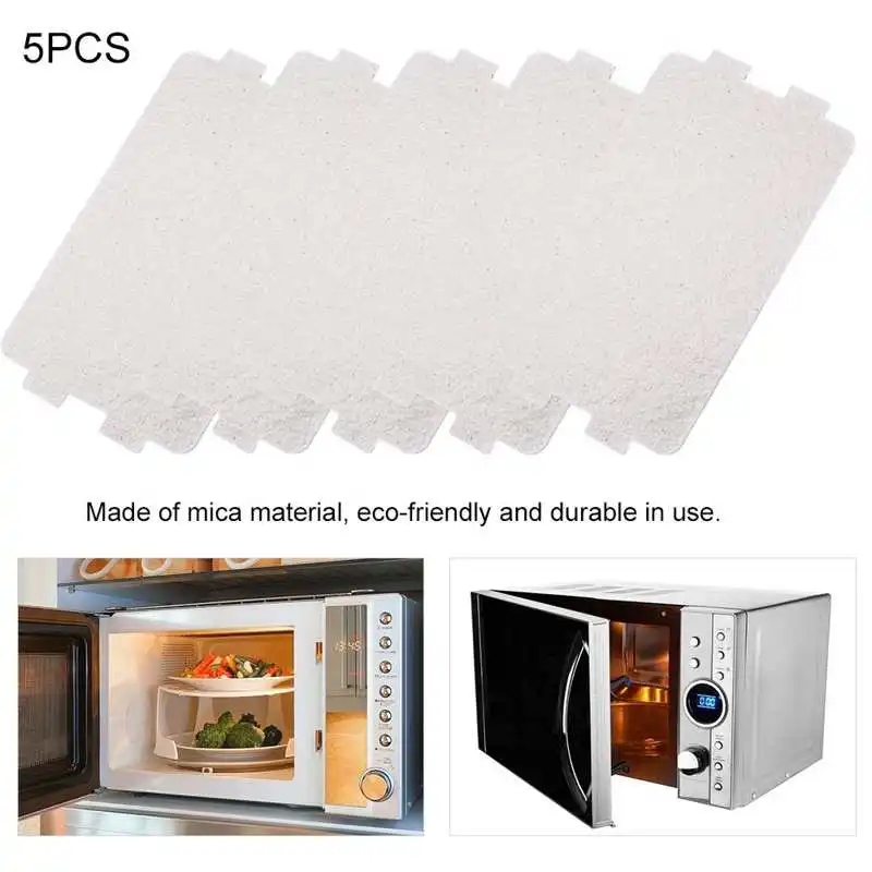 5PCS Mica Plate Sheet for Microwave Oven Replacement Repairing Accessory For Using In Home Appliances Electric Hair-Dryer thumbnail 2